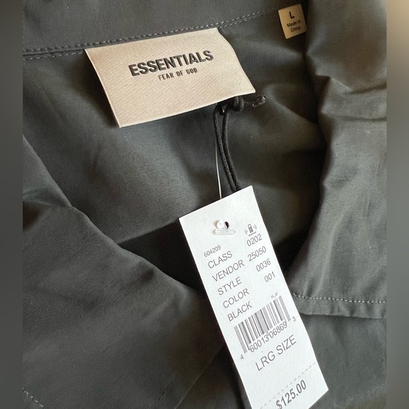 BRAND NEW Essentials Fear Of God Coaches Jacket - Picture 5 of 5